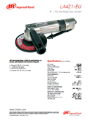 Air angle grinder