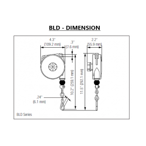 SPRING BALANCER, BLD DIMENSION